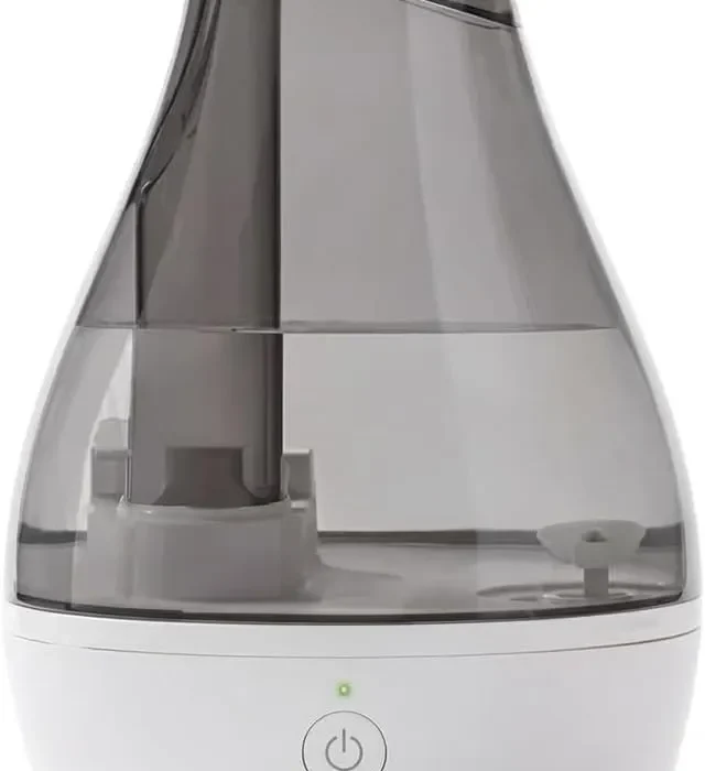 Official Bionaire - Ultrasonic Cool Mist Humidifier, Quiet Operation, Large 64 oz Tank, Easy One-Button Control, Ideal for Bedroom & Home, White