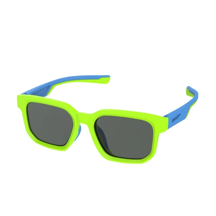 Speedo Kids' Sunglasses - Green: Round Frame, UV Protection, Hinged Temple, One Size Fits Most, Plastic Lenses