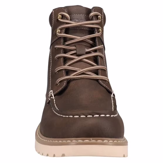 Izod Men's Lace Up Boots Miles Brown Size 13 Memory Foam Comfort