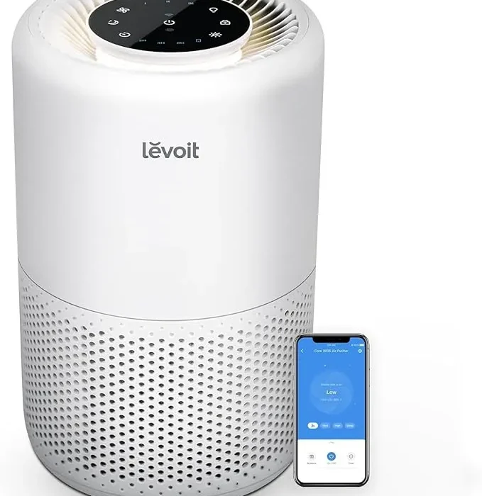 Levoit Core 200s Smart Air Purifier  Settings, ETL & CARB Certified, 100-300 sq. ft.