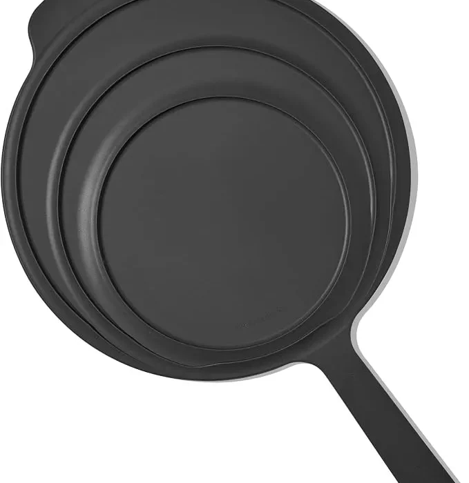 Made In Cookware - Frying Pan Silicone Universal Lid - 9 in 1 Design Fits Multiple Pans - Oven Safe 400F - Graphite