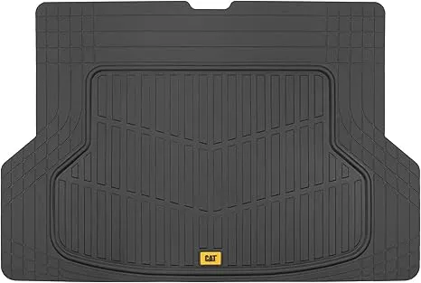 CAT Heavy Duty SUV Black Cargo Liner & Car Trunk Mat - Universal Trimmable All Weather Cargo Mats for Back of SUV - SUV Trunk Mat & Carpet Cover Trunk Liner - Cargo Cover Trunk Cover 53" x 36.25