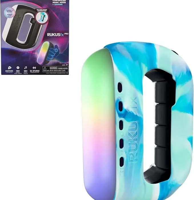 RUKUSfx PRO Motion-Controlled Music Mixer Plus Gaming with Bonus Skin, Lights and Sounds, Kids Toys for Ages 6 Up by Just Play