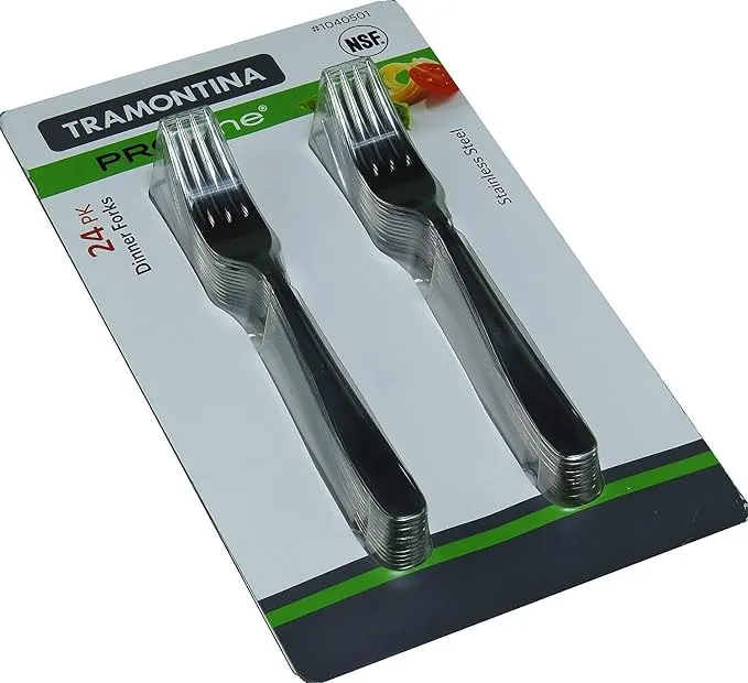 Tramontina PROLine 24 Pack Stainless Steel Dinner Forks
