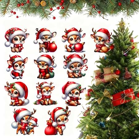 Christmas Reindeer clipart set 36