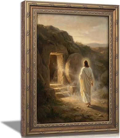 vintage gold framed jesus room church prayer room(16in*12in