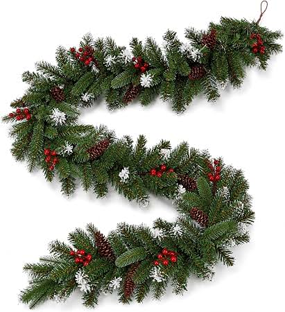 National Tree Company 9ft Pre-Lit Crestwood Spruce Christmas Garland (9ft