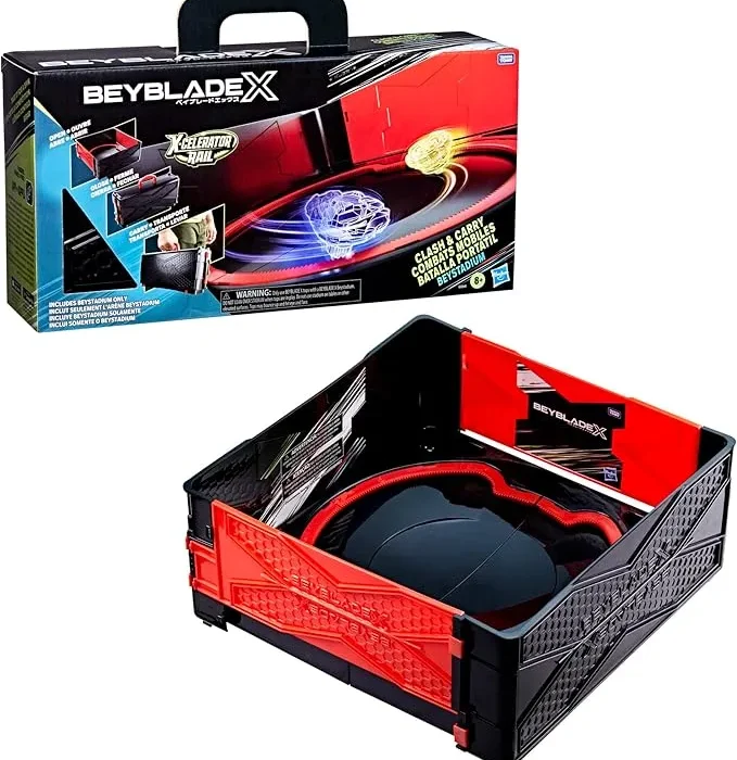Beyblade X Clash & Carry Beystadium Battle Arena Spinning-Top Toys, Kids Gifts, Ages 8+