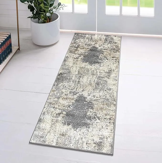 LUXE WEAVERS Artistic Area Rug, Gray-Gray 2x7