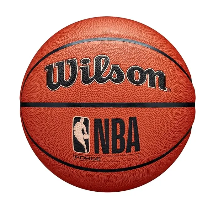 WILSON NBA Forge Indoor/Outdoor Basketball - Brown, Size 6-28.5