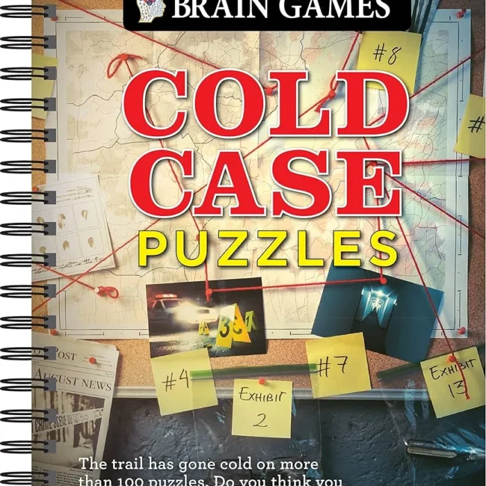 Brain Games - Cold Case Puzzles Spiral-bound