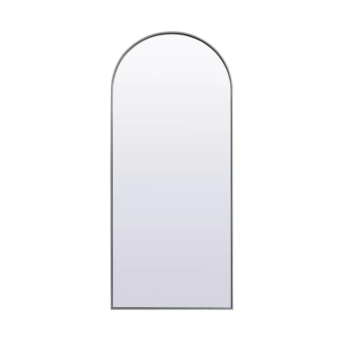 Elegant Lighting  Modern Arched Bathroom Wall Mirror