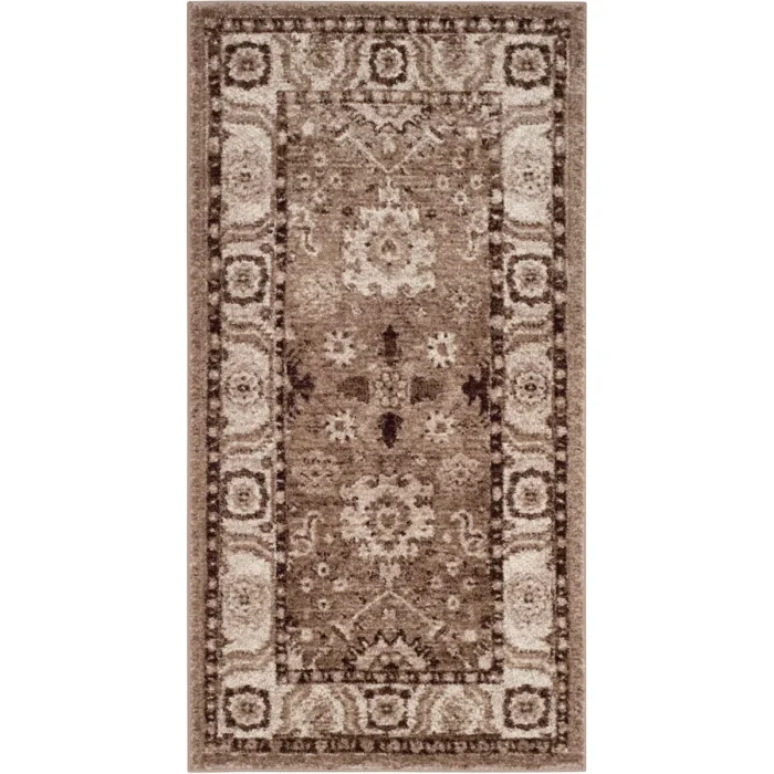 Vintage Hamadan VTH214 Power Loomed Indoor Accent Rug - Taupe - 2'7"x5' - Safavieh