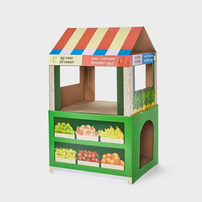 Fruit House Stand Cat Scratcher - 29.5" - Boots & Barkley