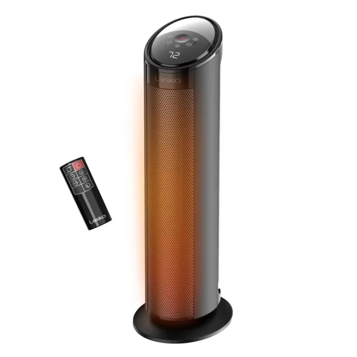 Lasko CT22495 22" Ceramic Tower Heater with Remote Control