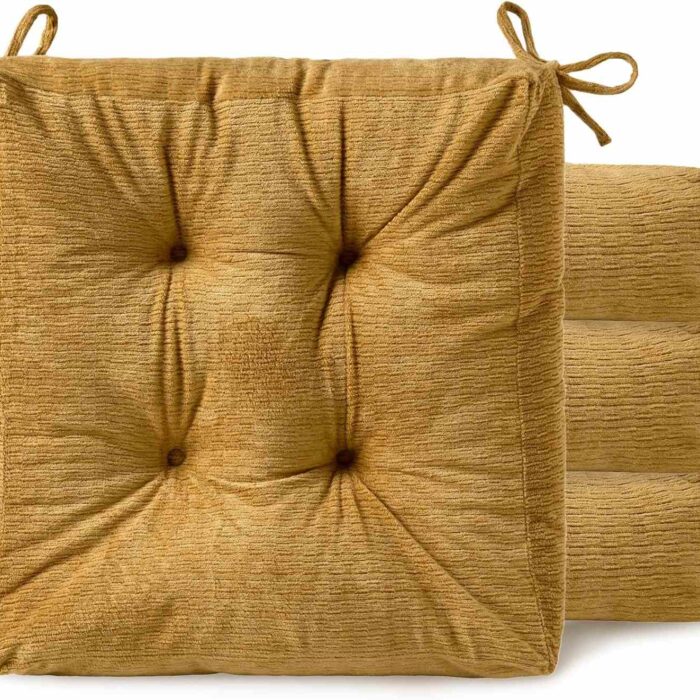 QUENESS Chair Cushions for Dining Chairs, Seat Cushions for Kitchen Chairs