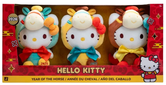 Hello Kitty Year of the Horse 8" Plush Assortment