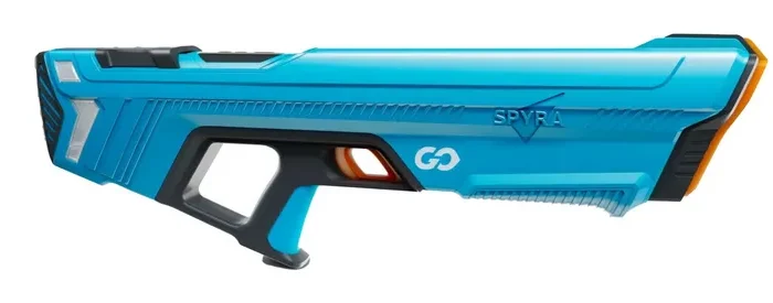 SPYRA 1 Pack Electric Water Blaster, Lightweight Squirt Gun Toy, SpyraGO, Blue