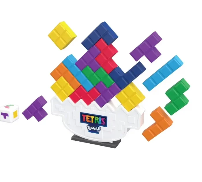 Tetris XL Tumble Game Tetrimino Blocks Tower Puzzle Indoor Outdoor