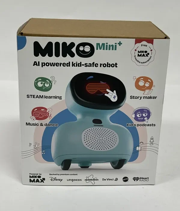 Miko The Robot Mini Plus AI Toy w/ 6 Months Miko Max STEAM Activities Blue