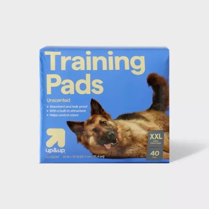 Dog Training Pads - XXL - 40ct - up&up™: Unscented, Polymer Material, Suitable for All Ages