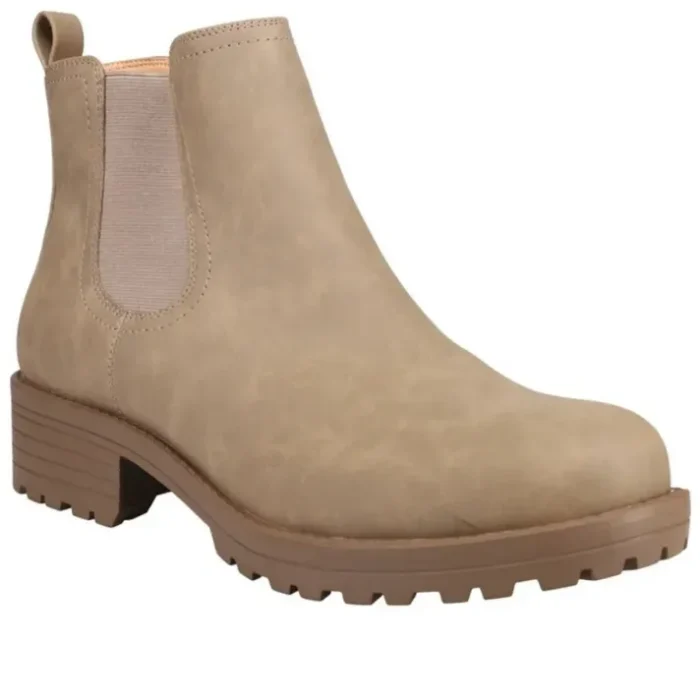 Buffalo David Bitton Women's 8.5 Anna Style Brown Tan Chelsea Boots New In Box