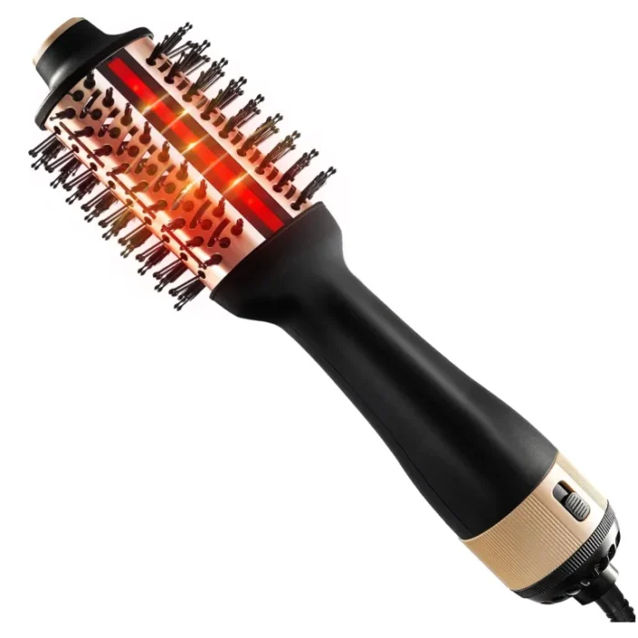 HIPPIH Infrared Blow Dryer Brush - 4 in 1 Hair Dryer Brush for Anti-frizz Drying