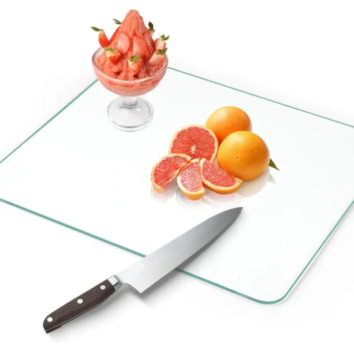 FUIJOL Tempered Glass Cutting Board for Kitchen Counter