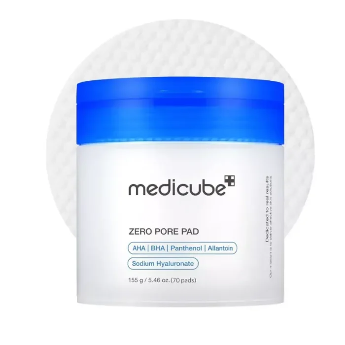 medicube Zero Pore Pad Korean Skincare - 5.46oz/70ct: Exfoliating, Soothing, Contains Lactic Acid, Facial Toner