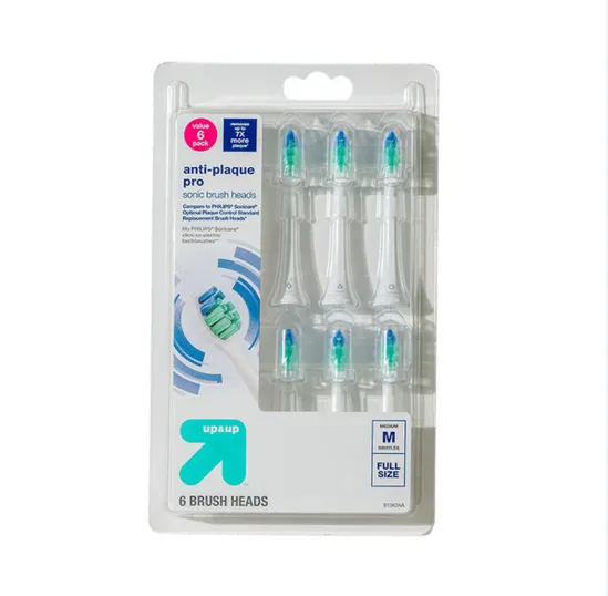 Anti-Plaque Sonic Brush Heads - up&up