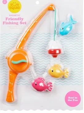 Friendly Fishing Set Pool Toy 4pc - Sunsquad