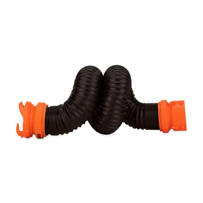 RhinoFLEX 5' Sewer Hose Extension w/Swivel Bayonet & Lug 5FT