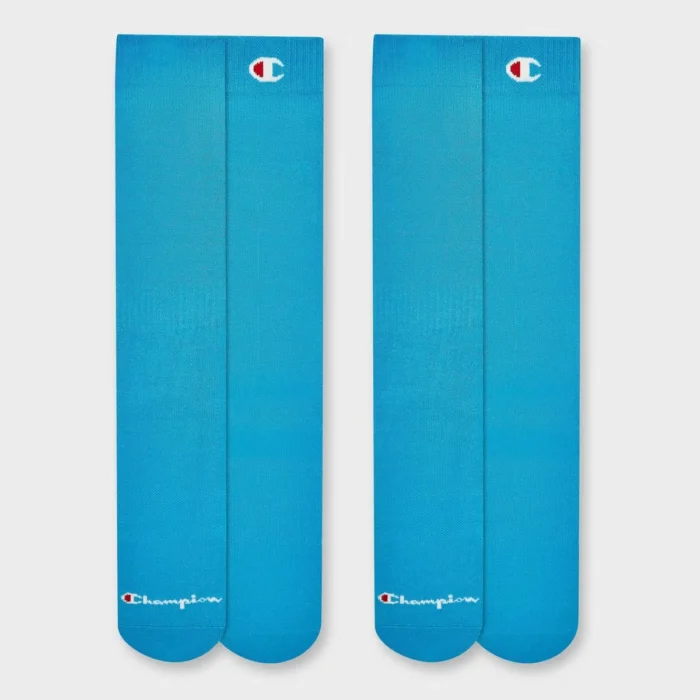 Champion All Sport Performance Over the Calf Socks 2pk - Blue L