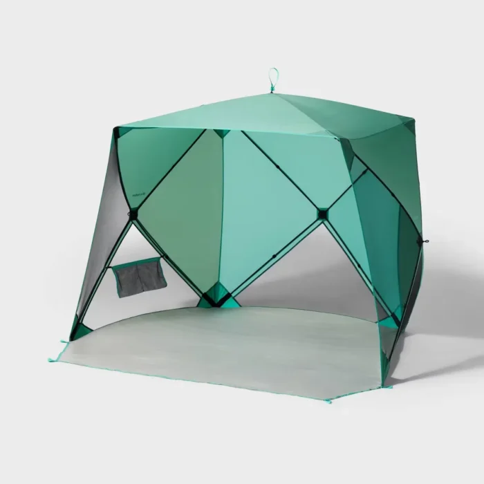82.6''x70.8'' Beach 4 Person Shelter Green - All In Motion