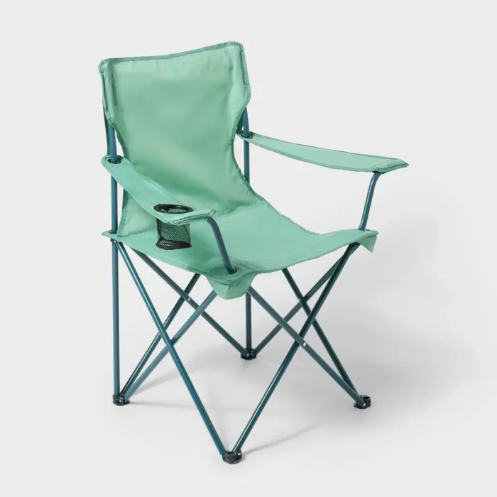 Basic Folding Outdoor Portable Camping Chair Green - All In Motion