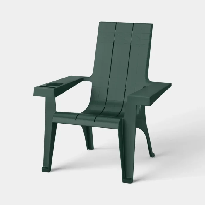 Resin Stackable Adirondack Chair Green - Room Essentials