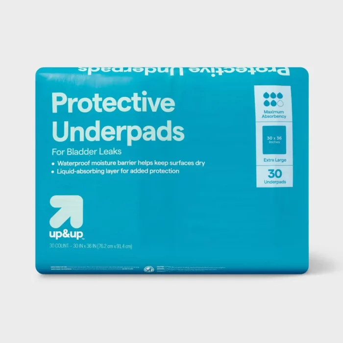 Protective Bed Underpads - Maximum Absorbency - Extra Large - 30ct - up&up