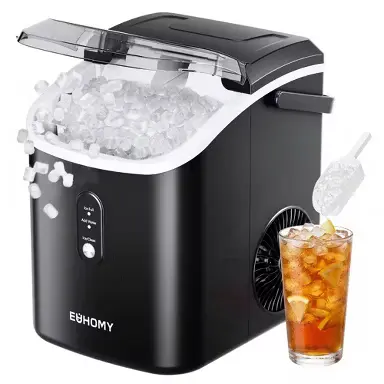 EUHOMY Portable Nugget Ice Maker HZB-15NB/S