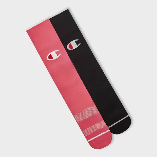 Champion Performance Soccer Socks 2pk - Pink L