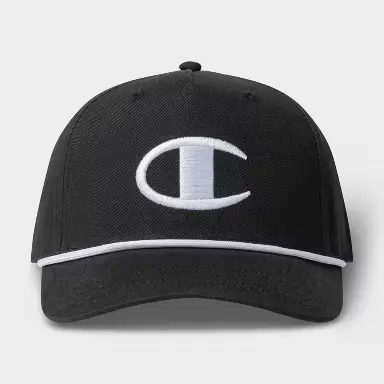 Champion Adult Noah Twill Baseball Hat - Black