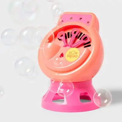 Light Up Bubble Maker Pink - Sun Squad™: Bubble Blower Toy for Kids 3+