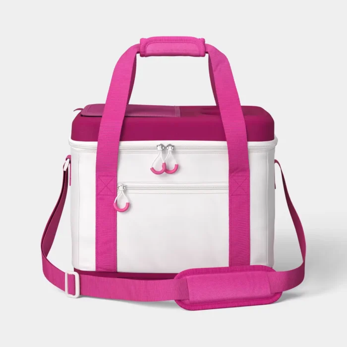 24 Cans/20.7 qt Soft Sided Cooler Pink - Sun Squad