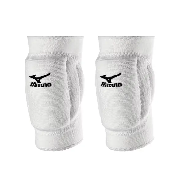 Mizuno T10 Plus Knee Pad 2pc - White: Polyester Pull-On for Volleyball