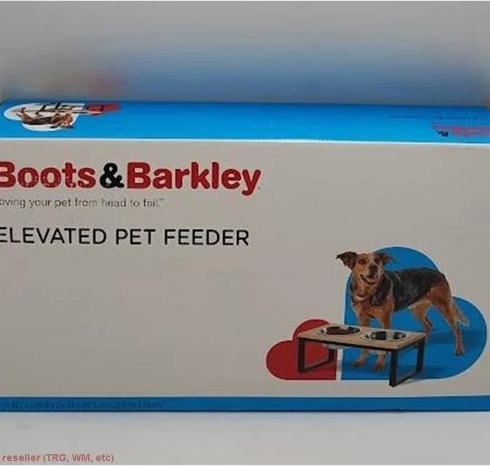 2 Cup Collapsible Short Elevated Feeder Double Cat & Dog Bowl - Boots & Barkley