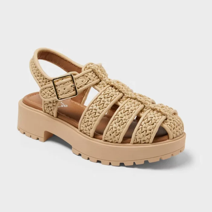 Kids' Tootie Lug Sandals - art class Natural 13