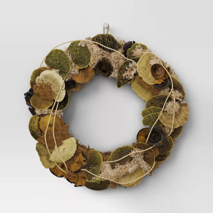 Mushroom Preserved Wreath - Threshold