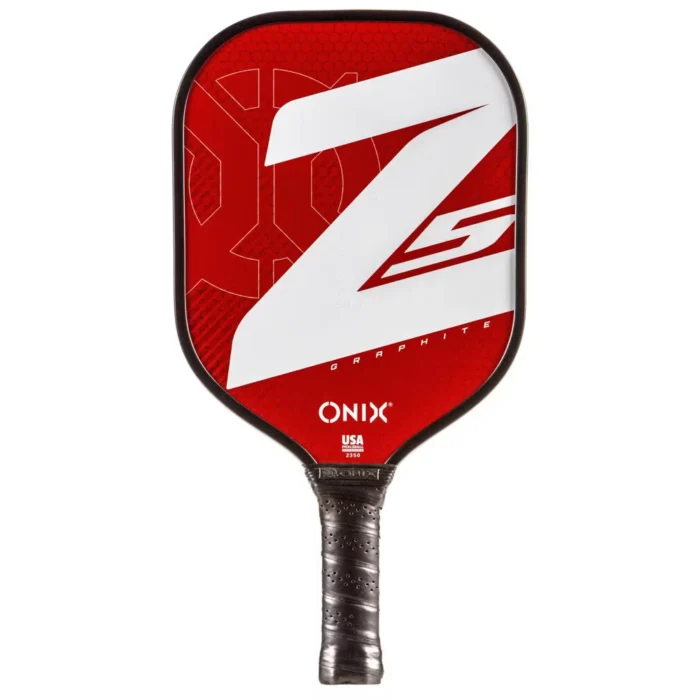 Onix 15.5'' Z5 Wide Body Pickleball Paddle - Red: Stiff Graphite Racquet, 8.125" Head