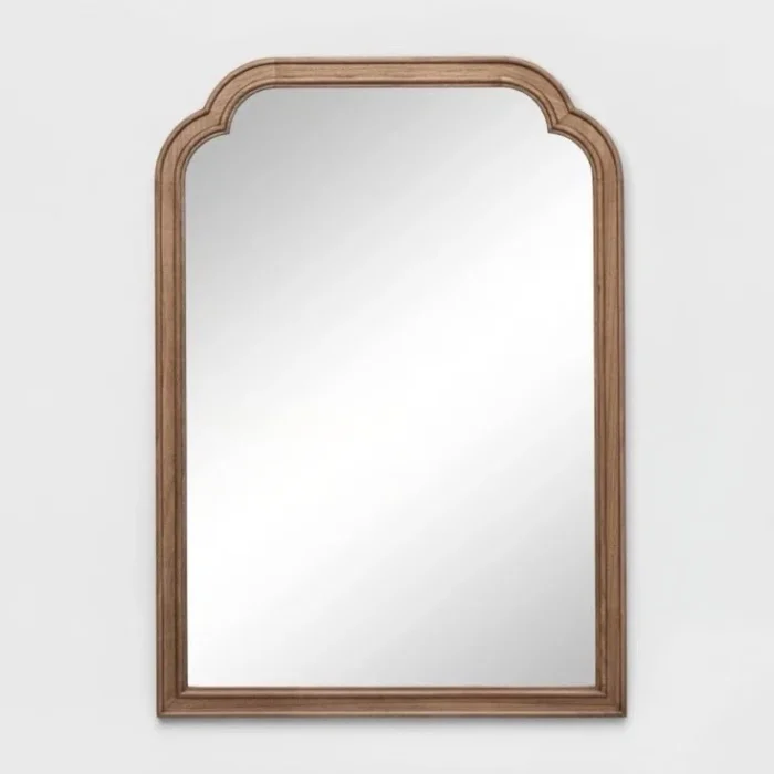 Threshold  French Country Collection 30" x 42" Brown Frame Wall Mirrors