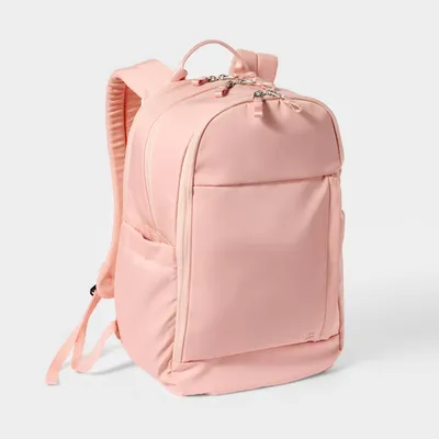 17.5" Lifestyle Backpack Blush - All in Motion: High School Solid Twill Bag Pack of 2