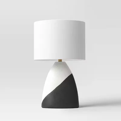 Threshold Modern Table Lamp Black/White - Threshold